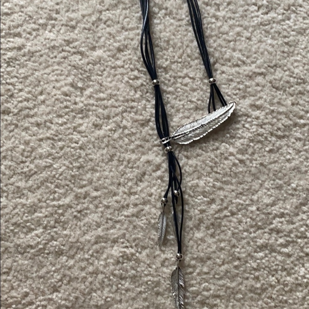 Feather necklace